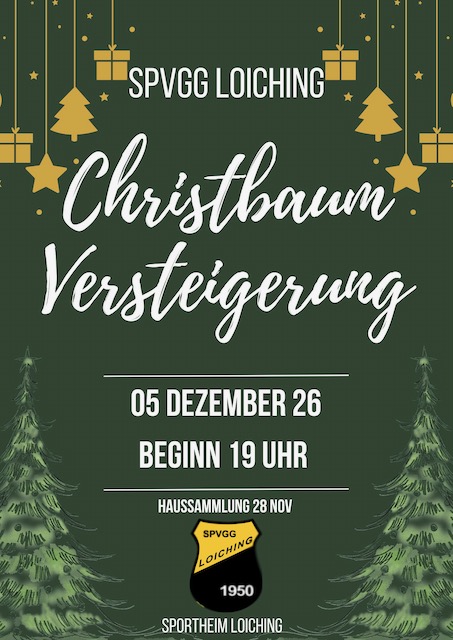 Christbaum Versteigerung